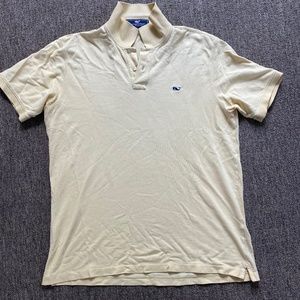 Vineyard vines polo shirt yellow